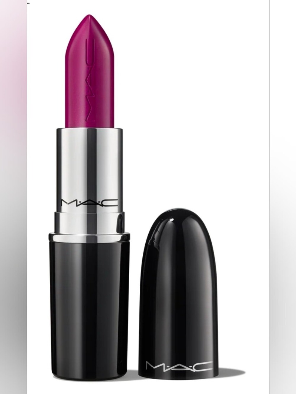 MAC LUSTREGLASS SHEER-SHINE LIPSTICK FIGGY/Deep Vibrant Purple. 💕NEW💕